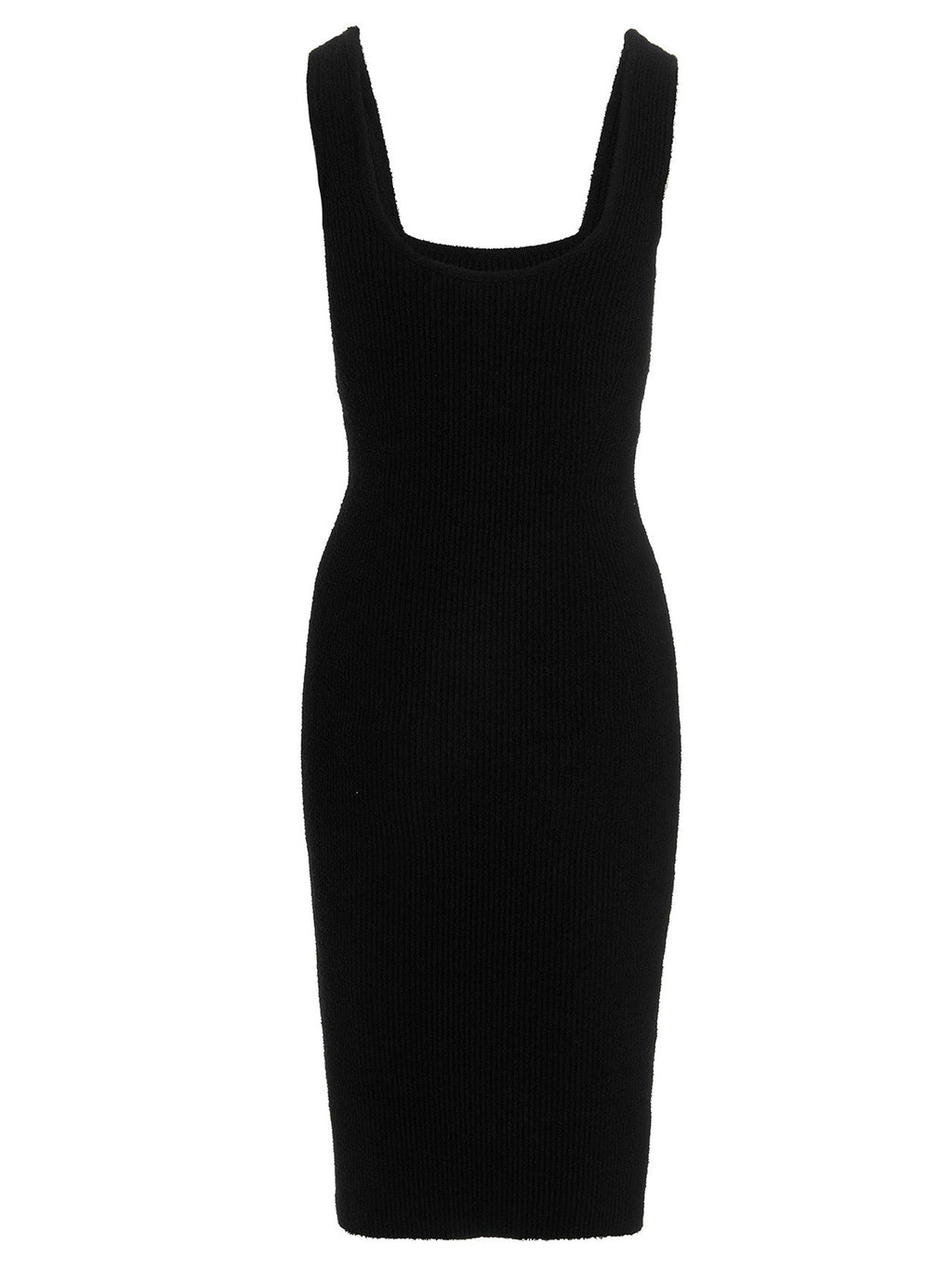 Wardrobe.Nyc Black Cotton Midi Dress