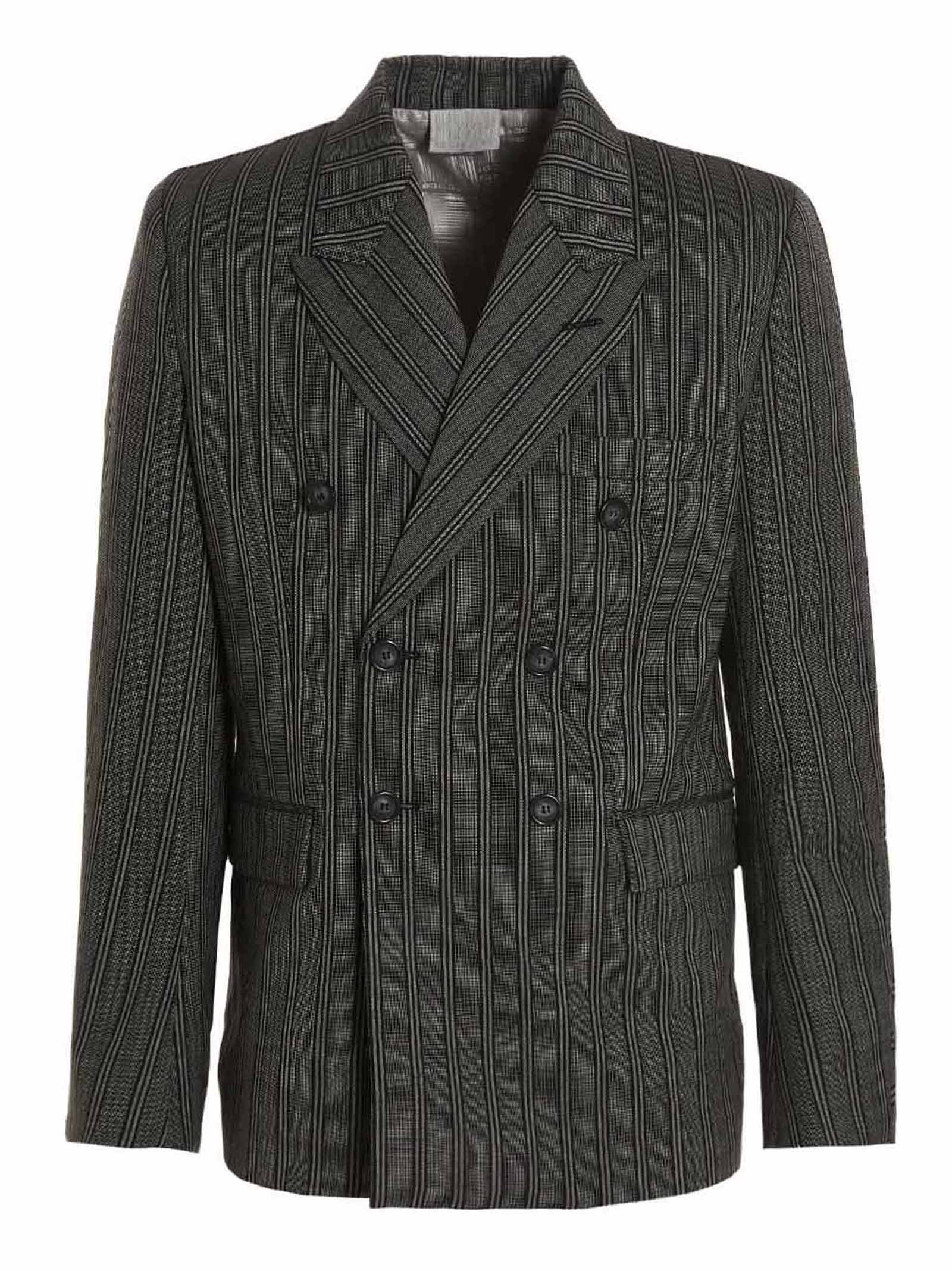 VTMNTS Black Virgin Wool Blazer