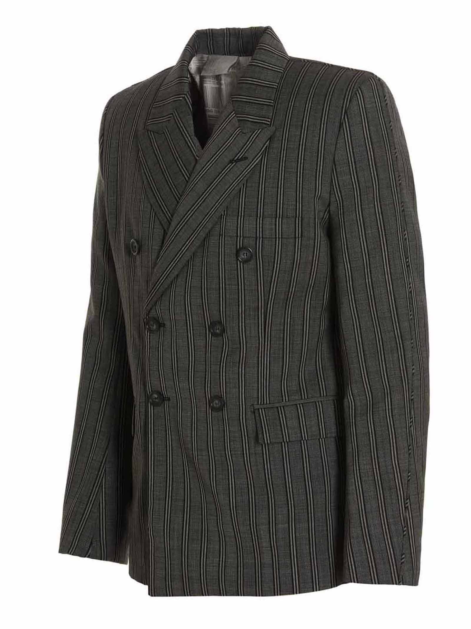 VTMNTS Black Virgin Wool Blazer