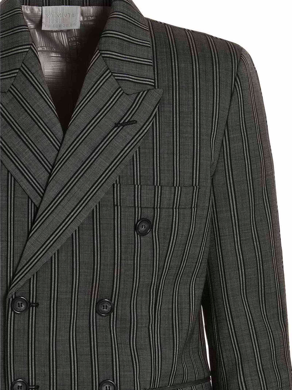 VTMNTS Black Virgin Wool Blazer