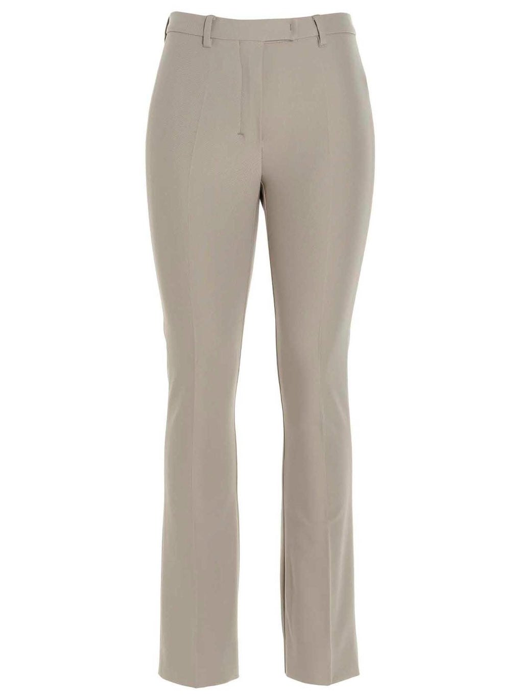 'S Max Mara Beige Viscose Flared Pants