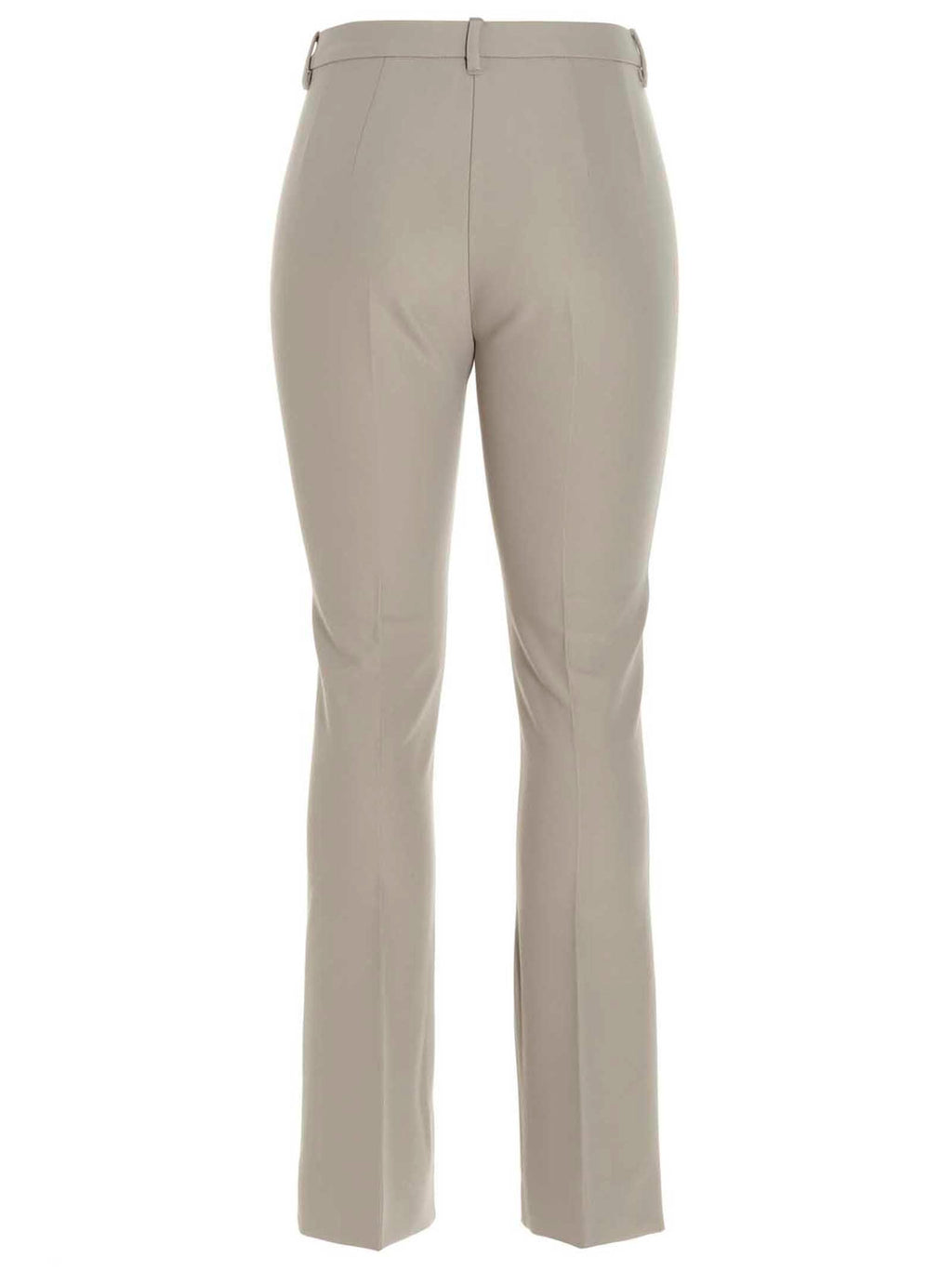 'S Max Mara Beige Viscose Flared Pants