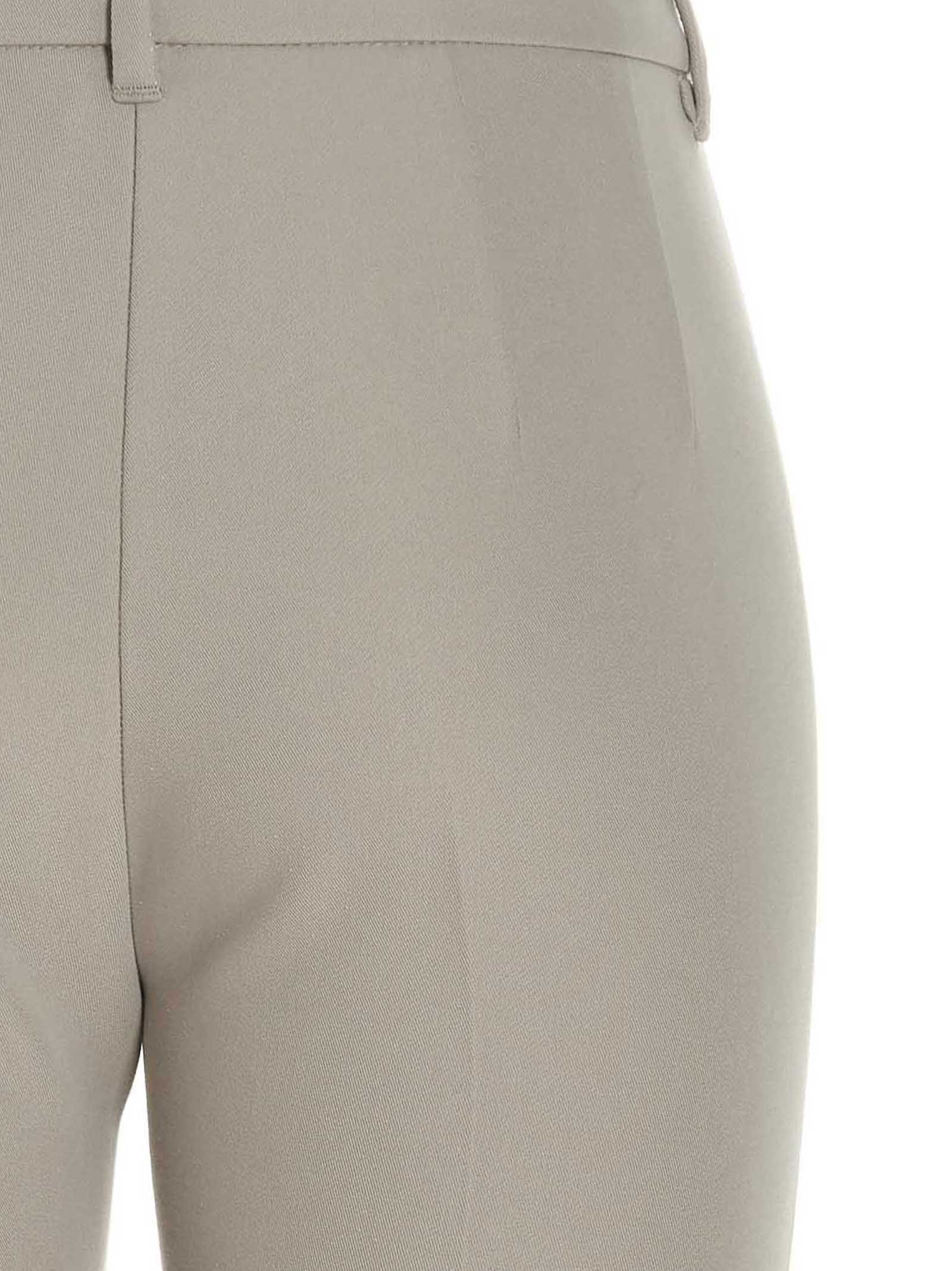 'S Max Mara Beige Viscose Flared Pants
