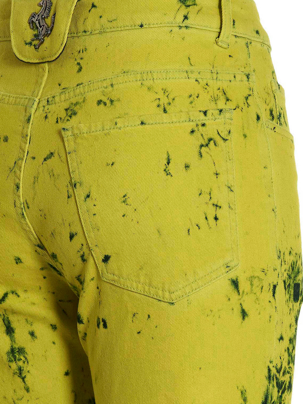 Ferrari Bicolor Cotton Jeans Denim