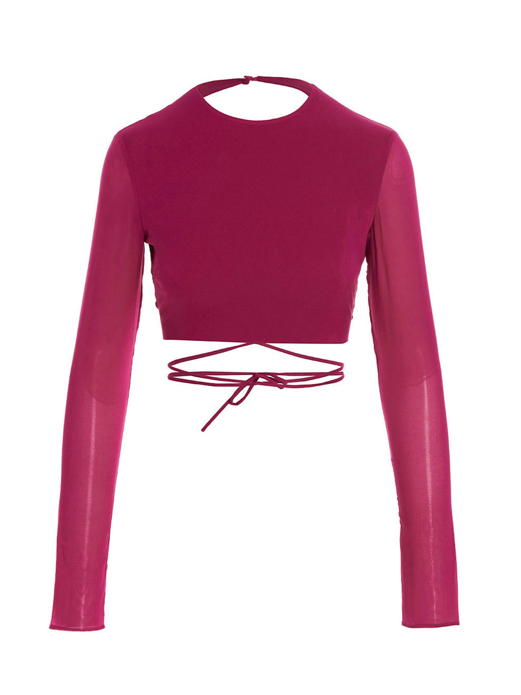 The Andamane Fuchsia Silk Shirt