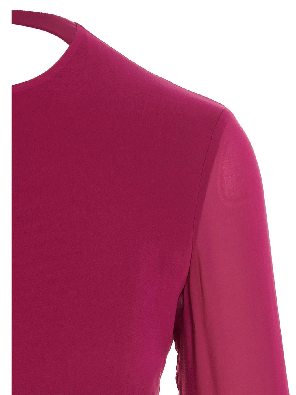 The Andamane Fuchsia Silk Shirt