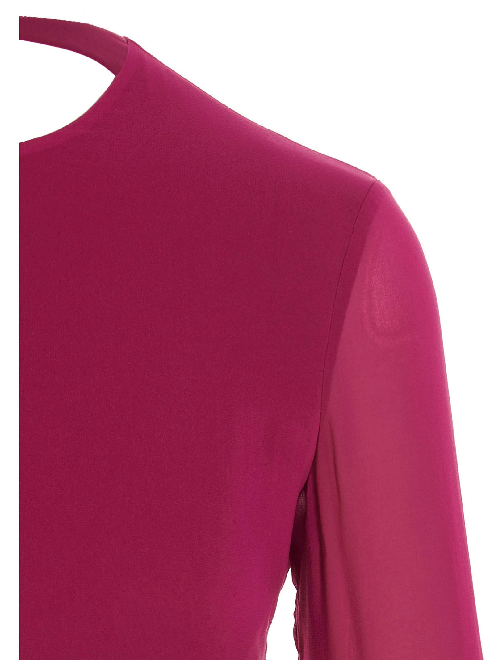 The Andamane Fuchsia Silk Shirt