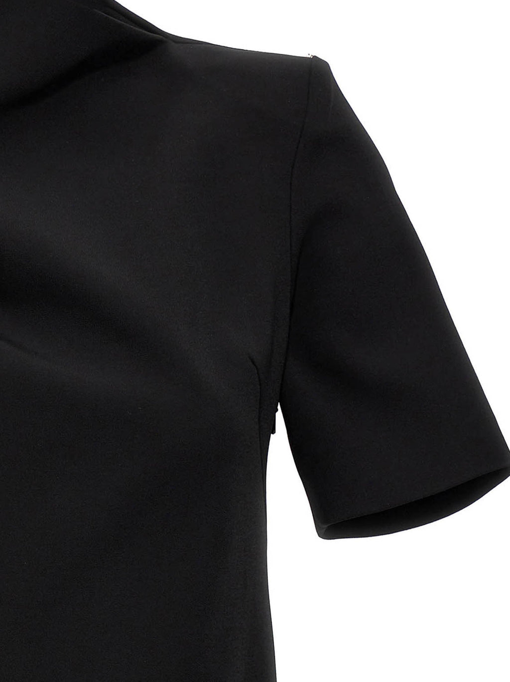 Sportmax Black Viscose Short Dress