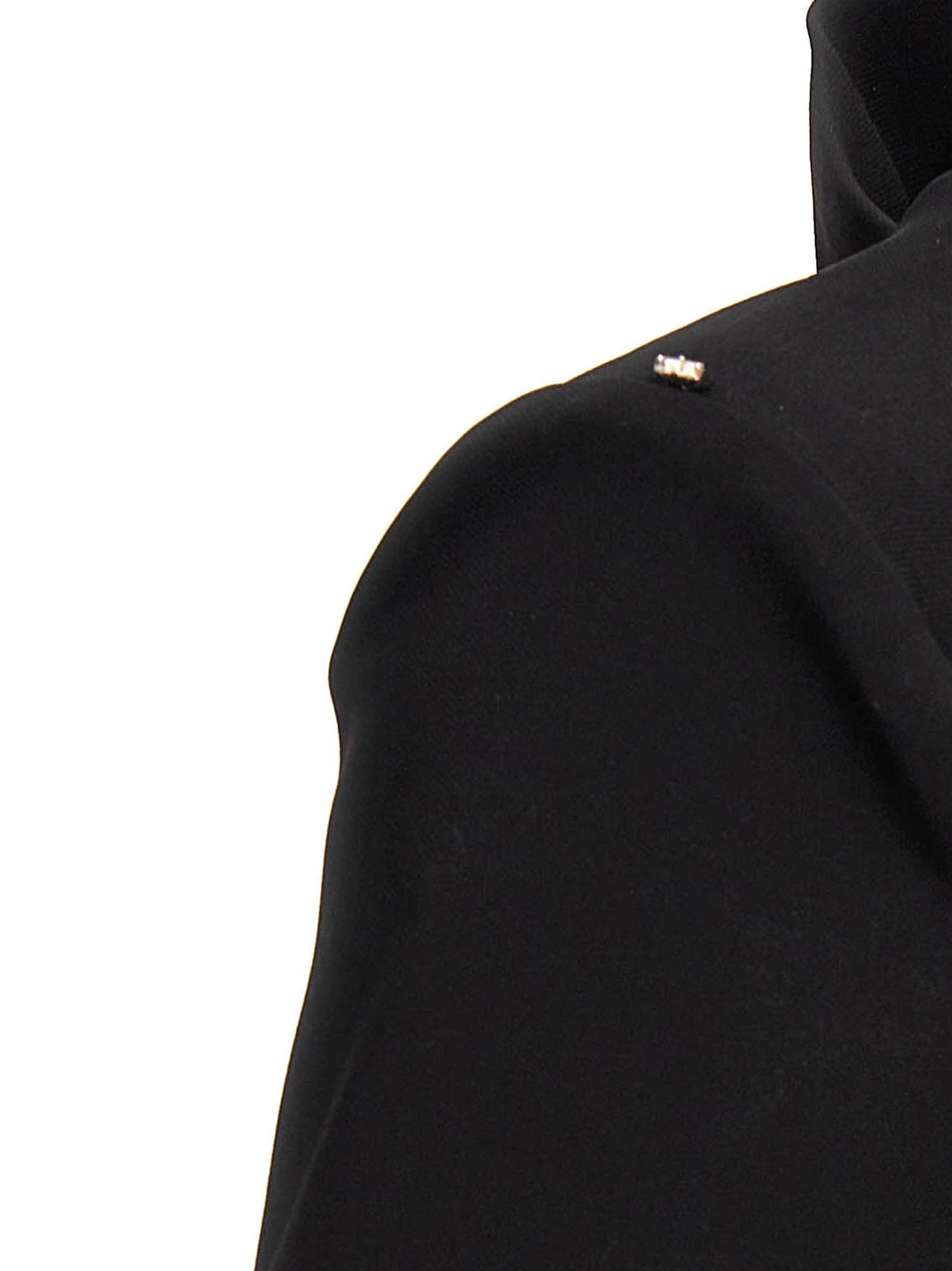 Sportmax Black Viscose Short Dress