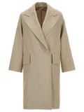 Max Mara Beige Linen Coat
