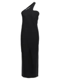 Sportmax Black Viscose Long Skirt