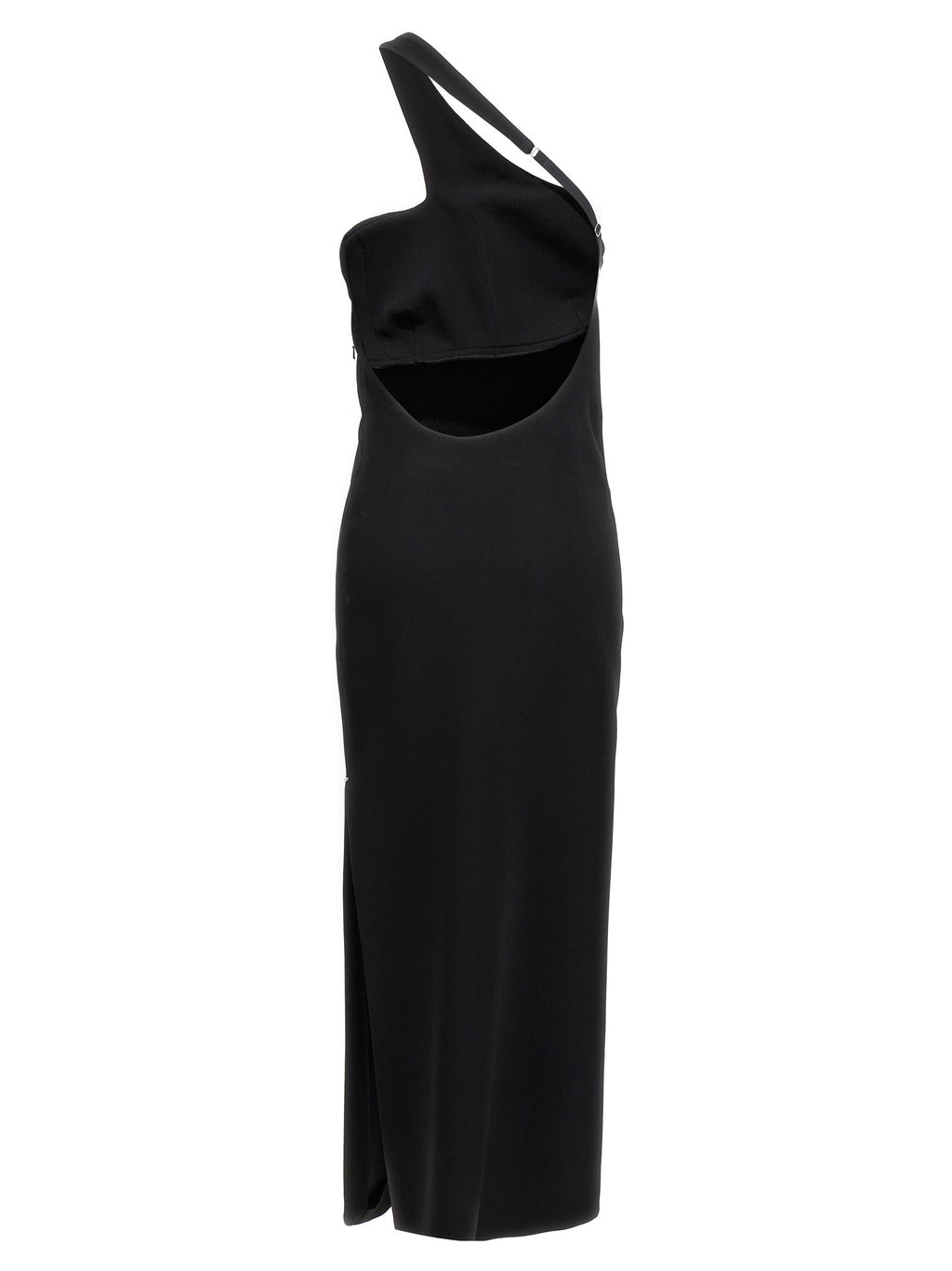 Sportmax Black Viscose Long Skirt