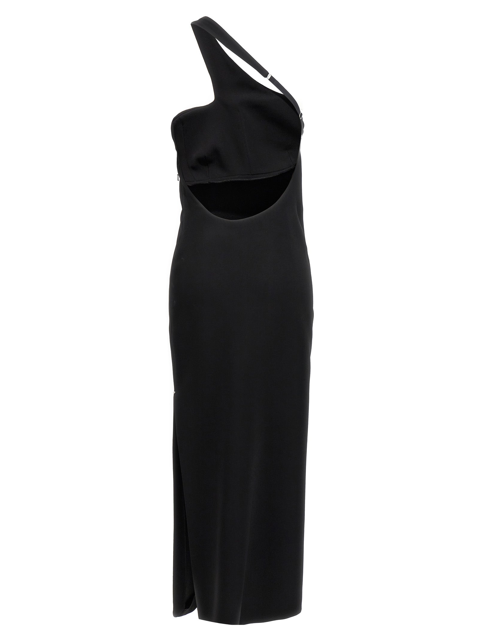 Sportmax Black Viscose Long Skirt