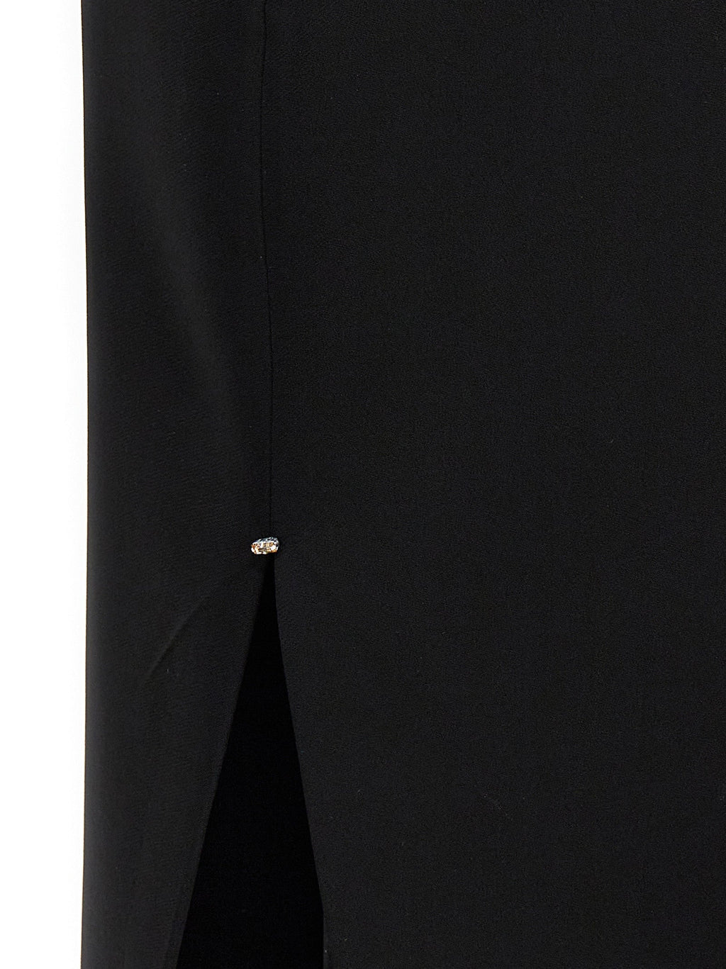 Sportmax Black Viscose Long Skirt