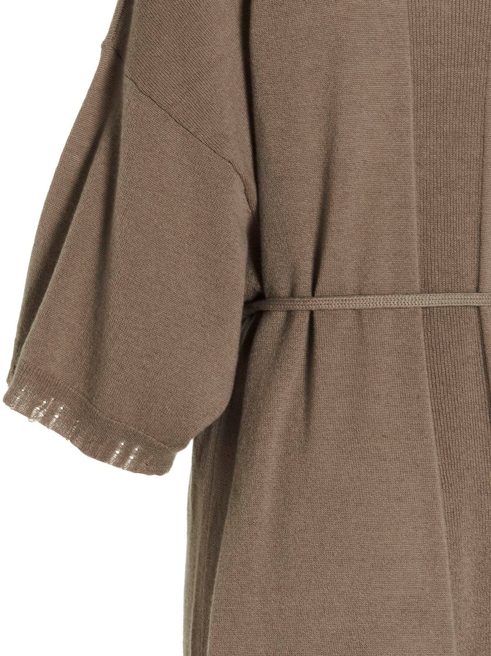 NUDE Beige Virgin Wool Long Dress