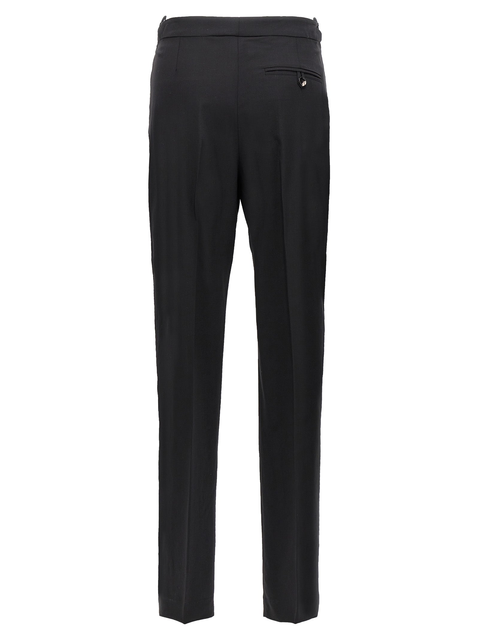 Nensi Dojaka Black Virgin Wool Pants