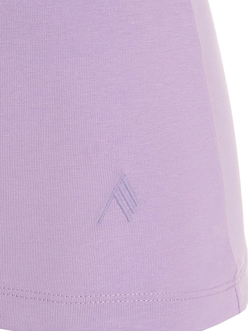 The Attico Purple Cotton T-Shirt The Attico