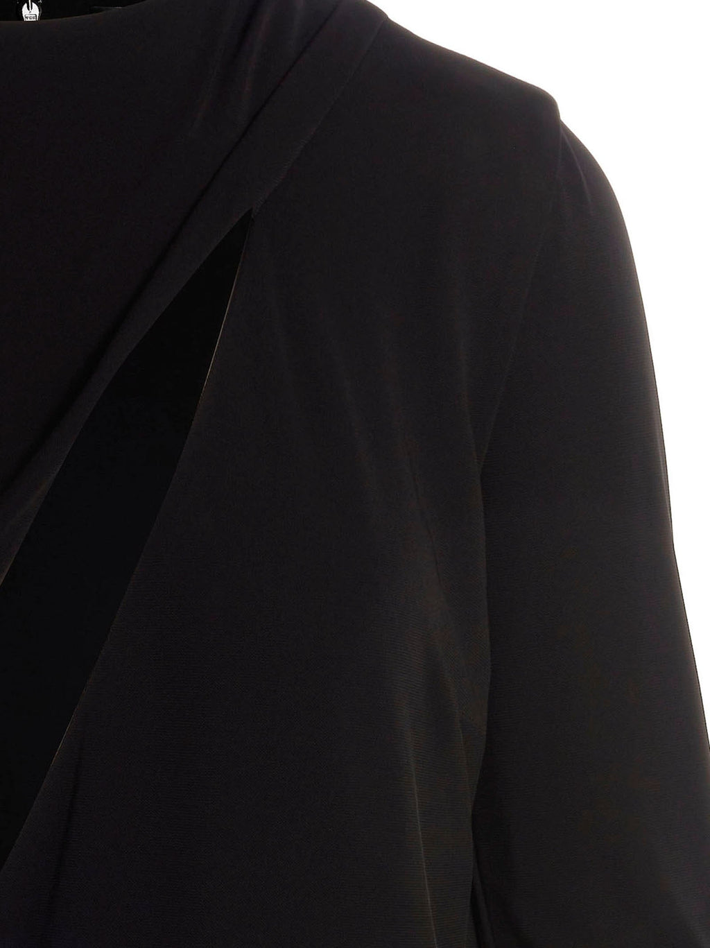 Versace Black Viscose Short Dress