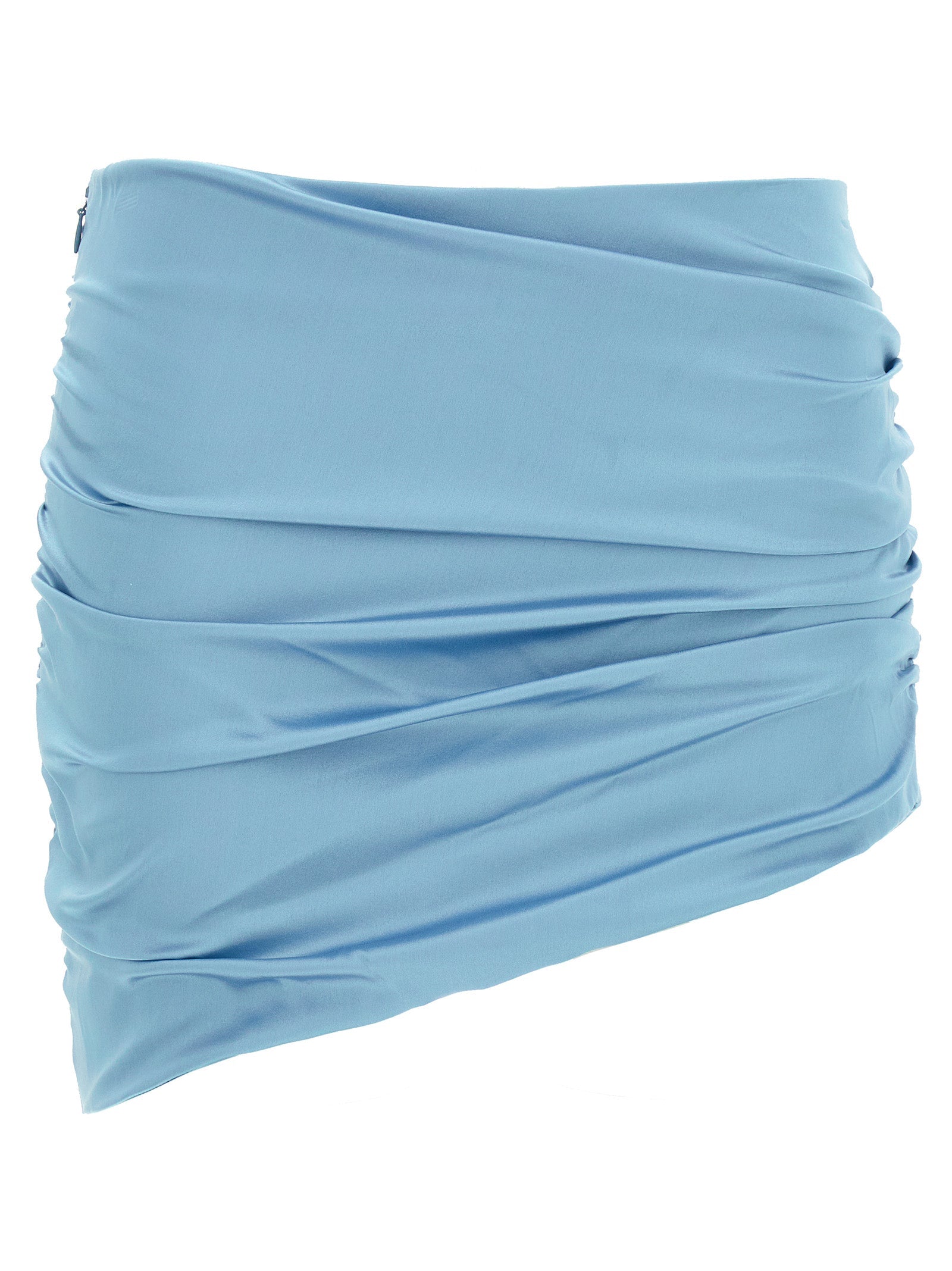 Alessandra Rich Blue Silk Long Skirt Alessandra Rich