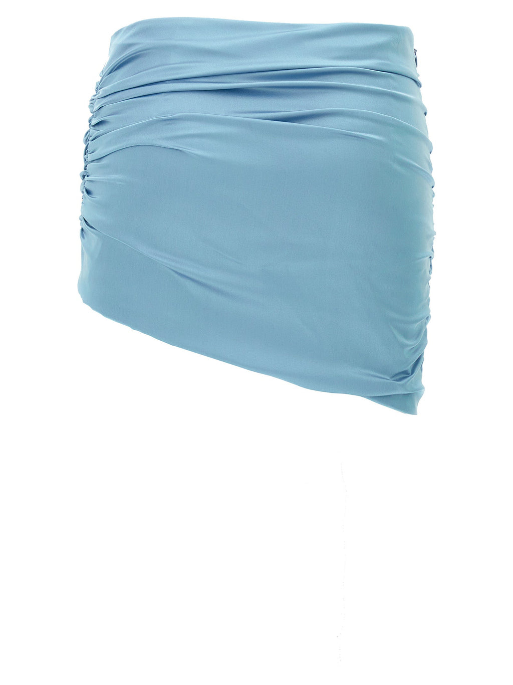 Alessandra Rich Blue Silk Long Skirt Alessandra Rich