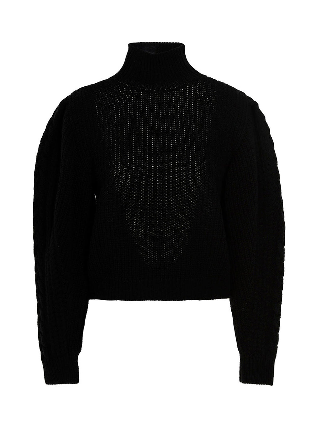 MIXIK Black Wool Cardigan
