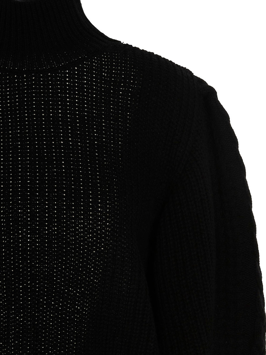 MIXIK Black Wool Cardigan