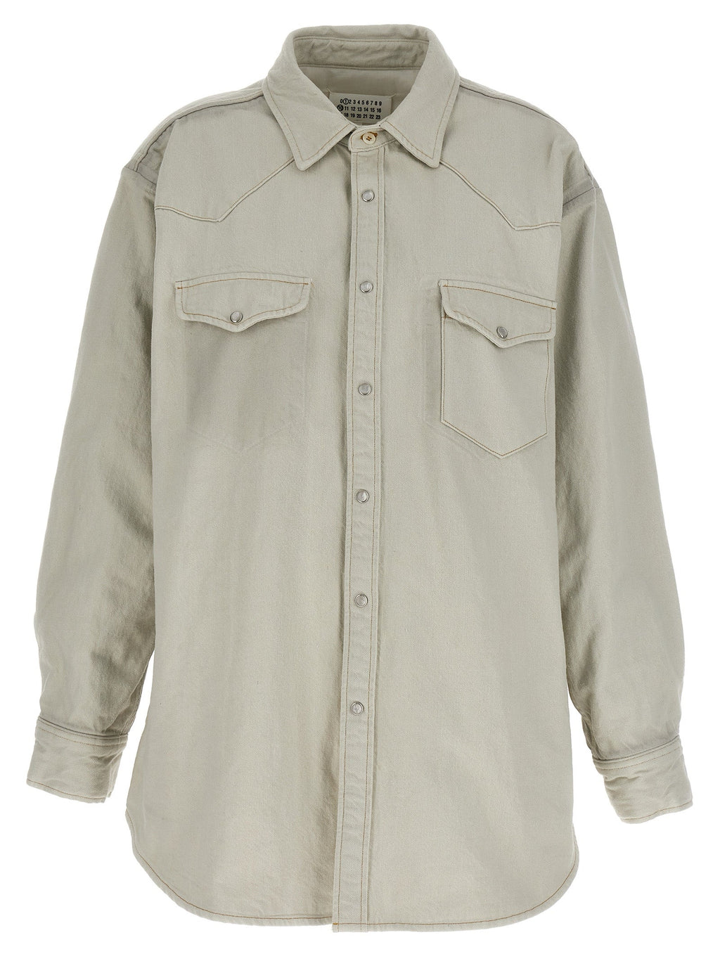 Maison Margiela White Cotton Denim Jacket