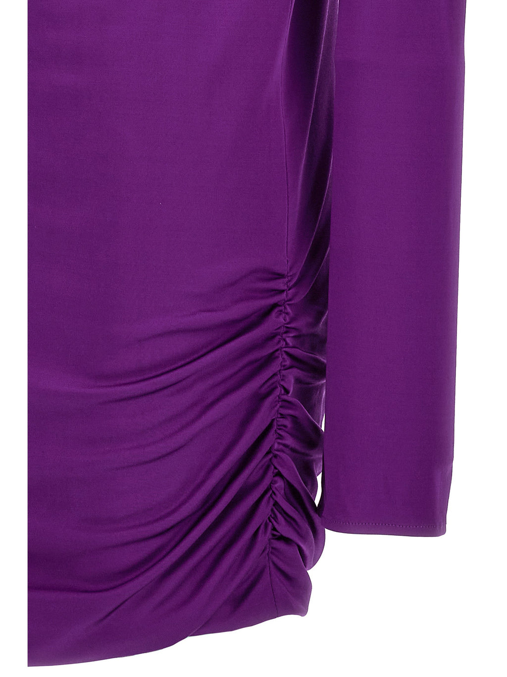 Versace Purple Viscose Short Dress