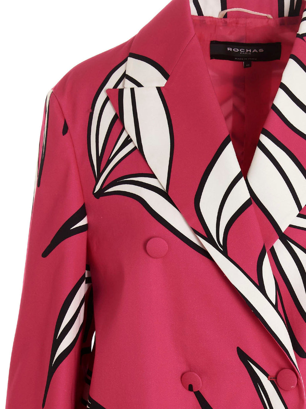 ROCHAS Fuchsia Cotton Blazer