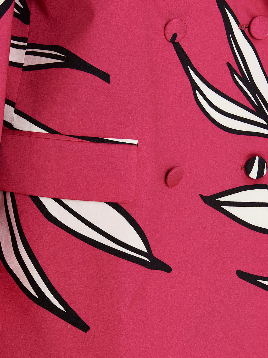 ROCHAS Fuchsia Cotton Blazer
