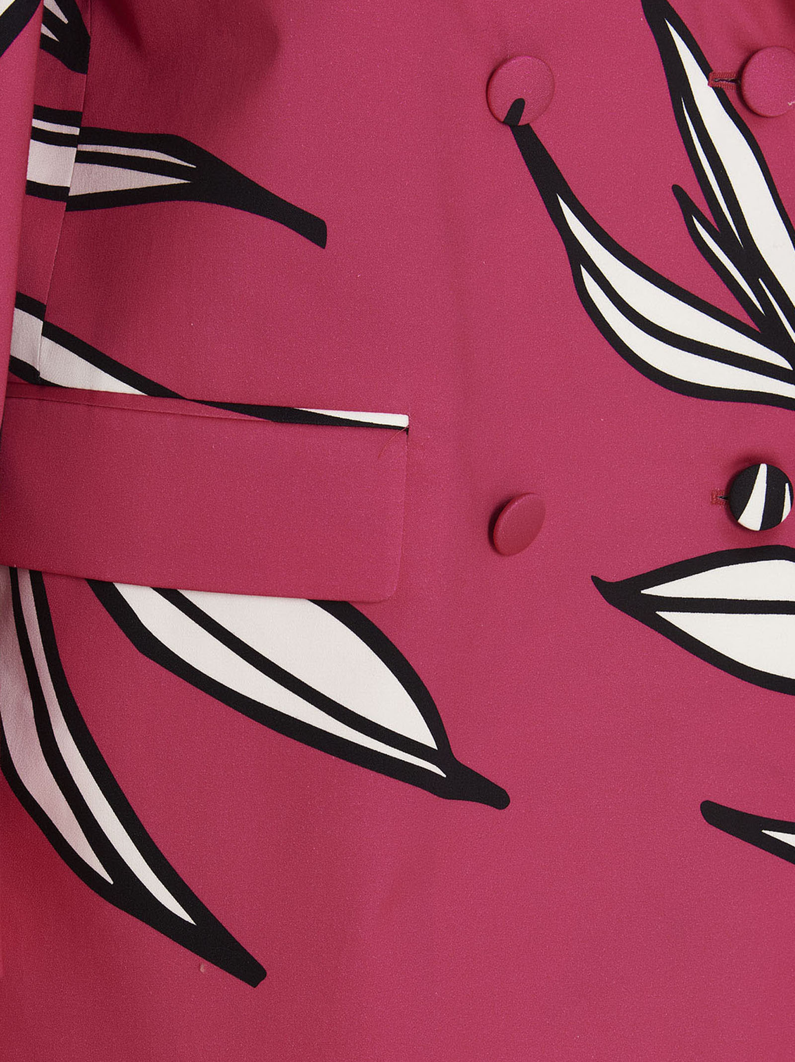 ROCHAS Fuchsia Cotton Blazer
