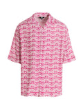 GCDS Fuchsia Viscose Blouse