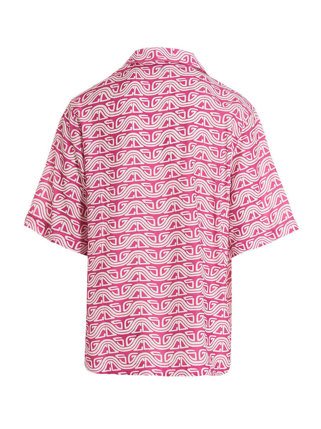GCDS Fuchsia Viscose Blouse