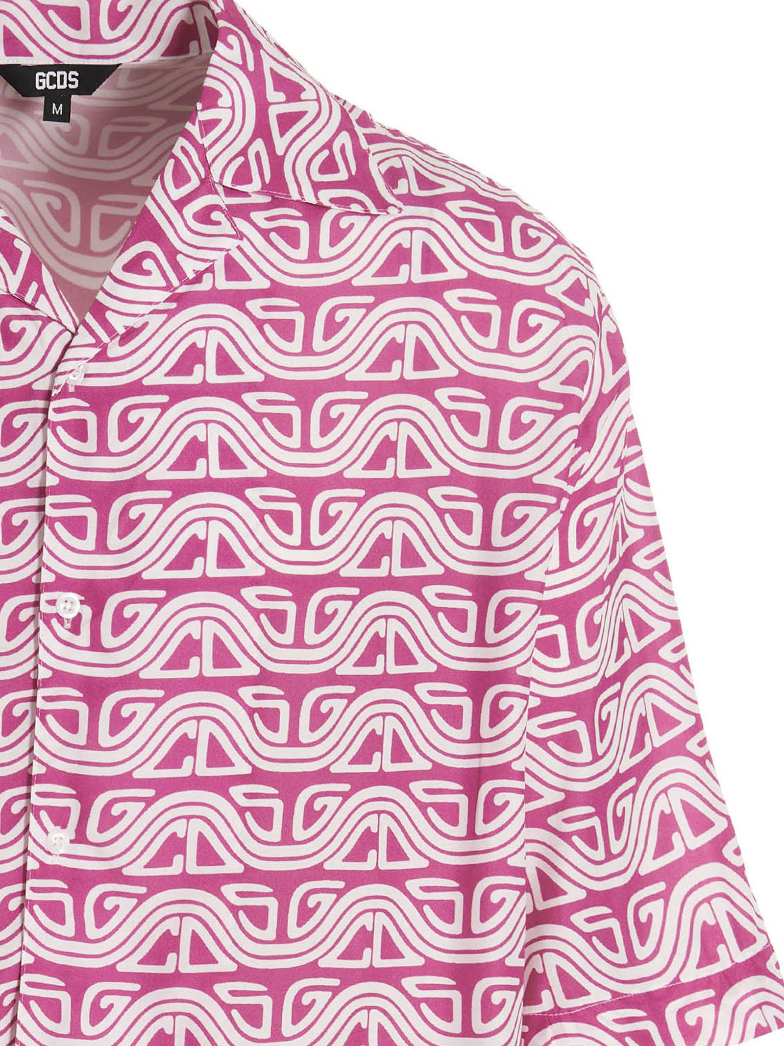 GCDS Fuchsia Viscose Blouse