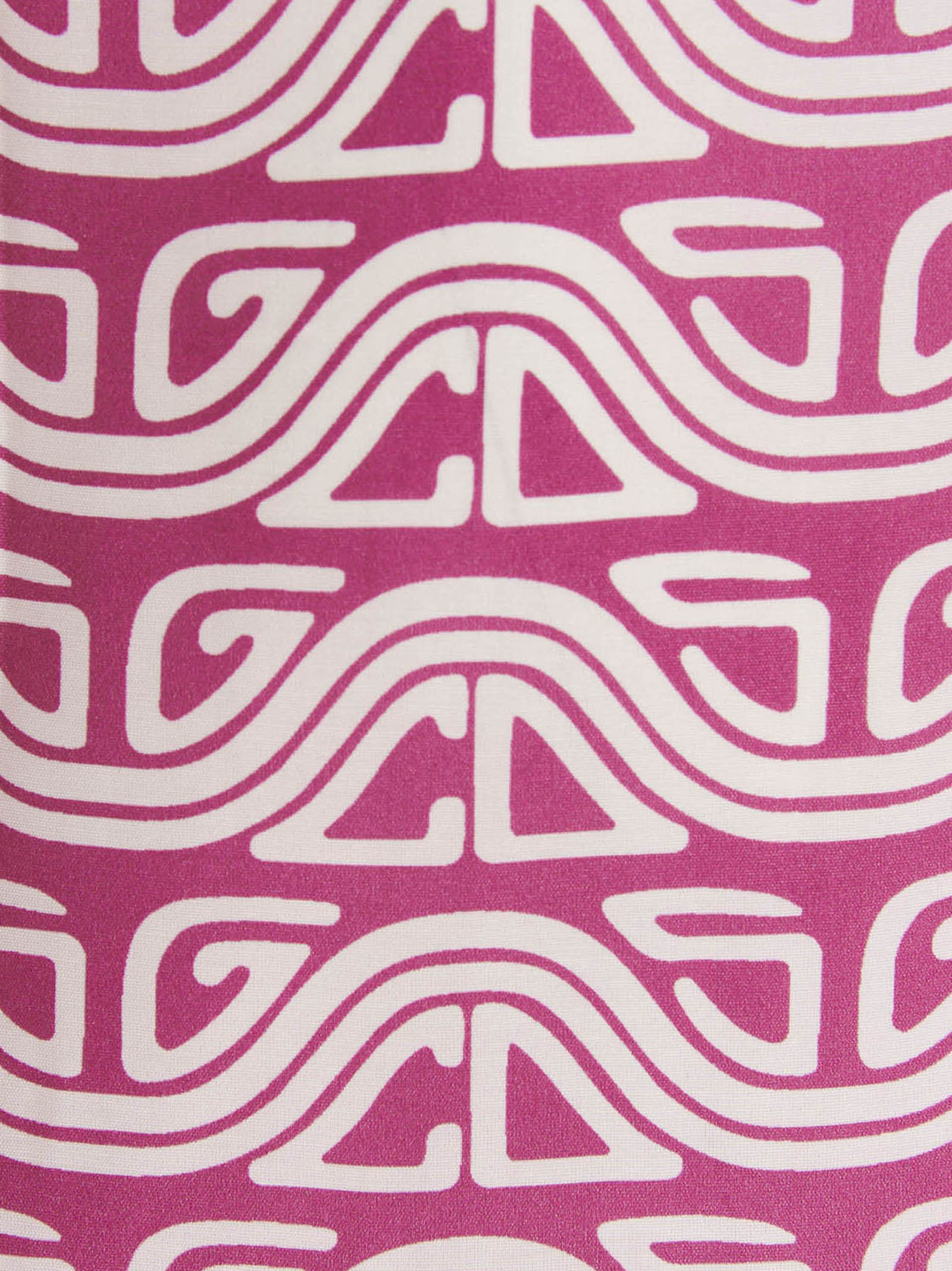 GCDS Fuchsia Viscose Blouse