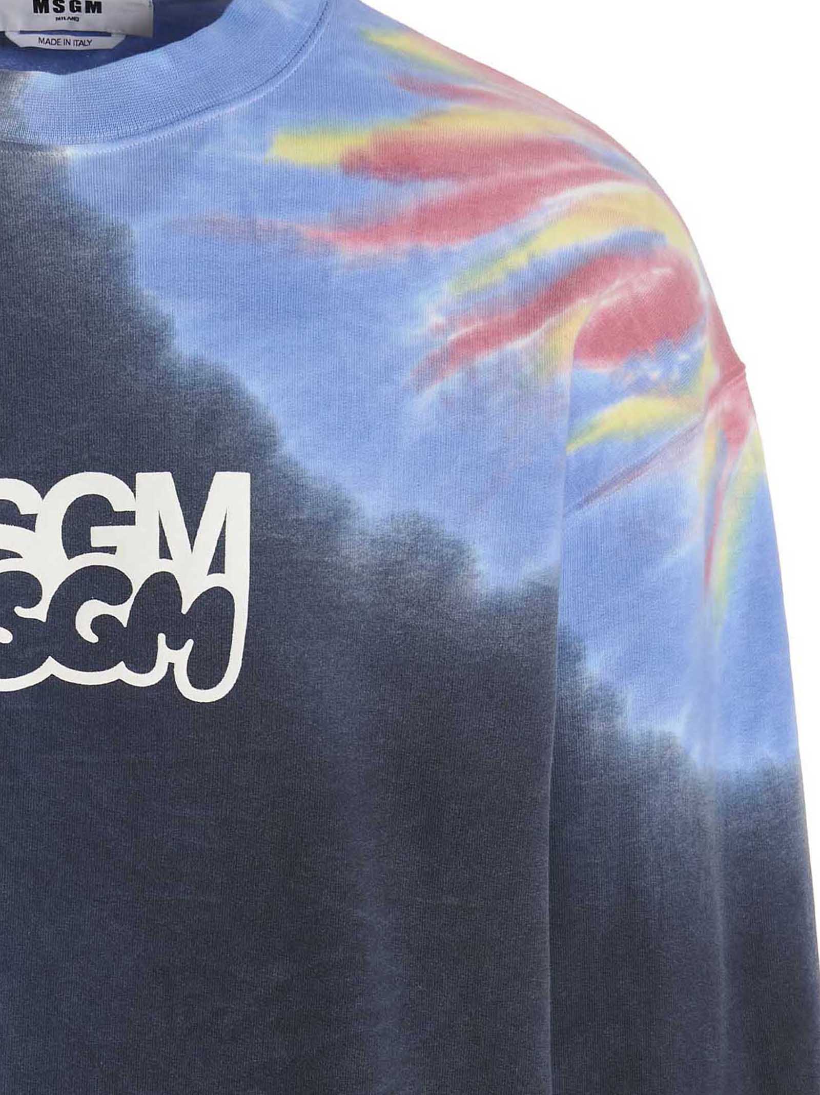 MSGM Multicolor Cotton Sweatshirt