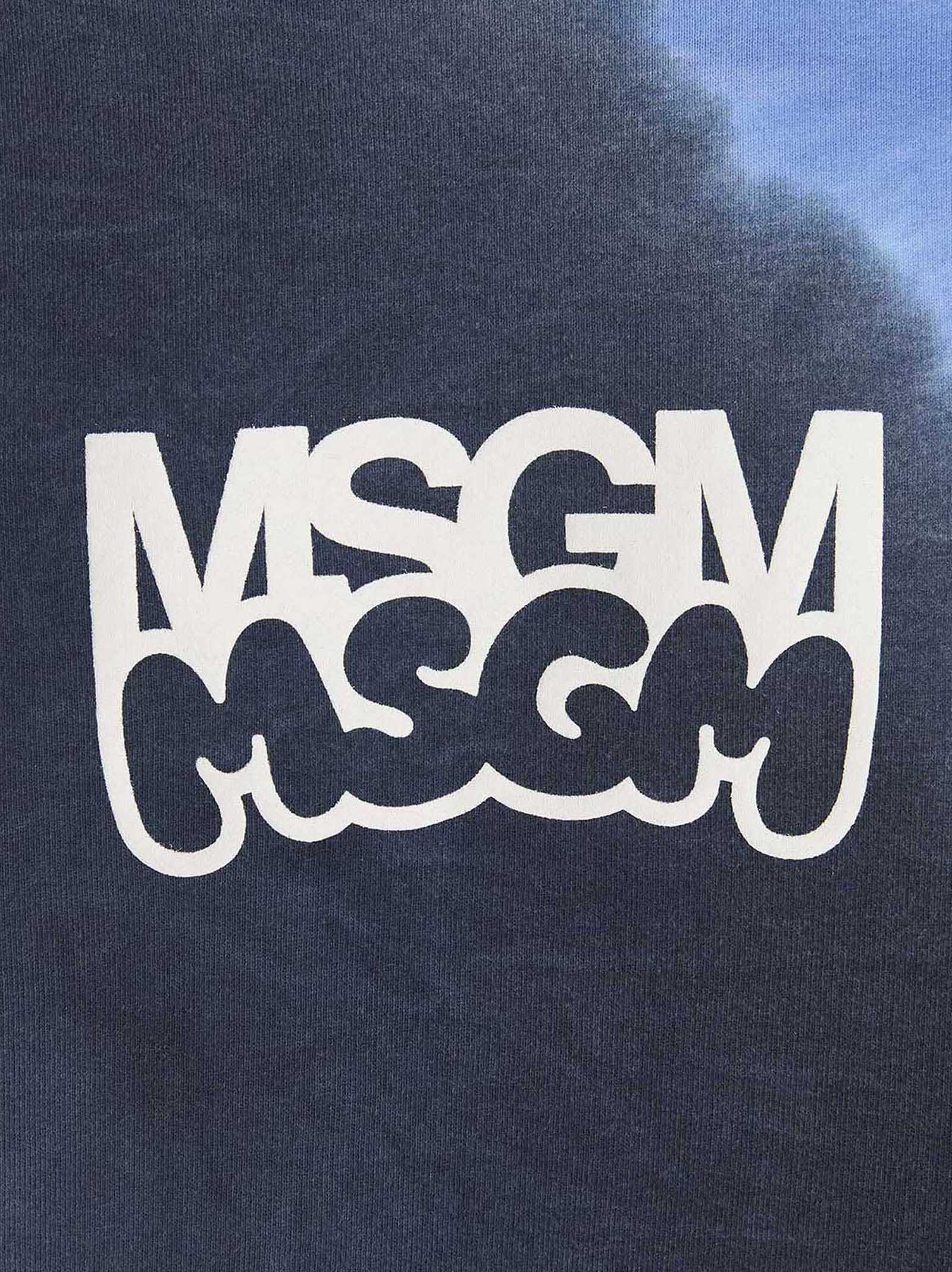MSGM Multicolor Cotton Sweatshirt