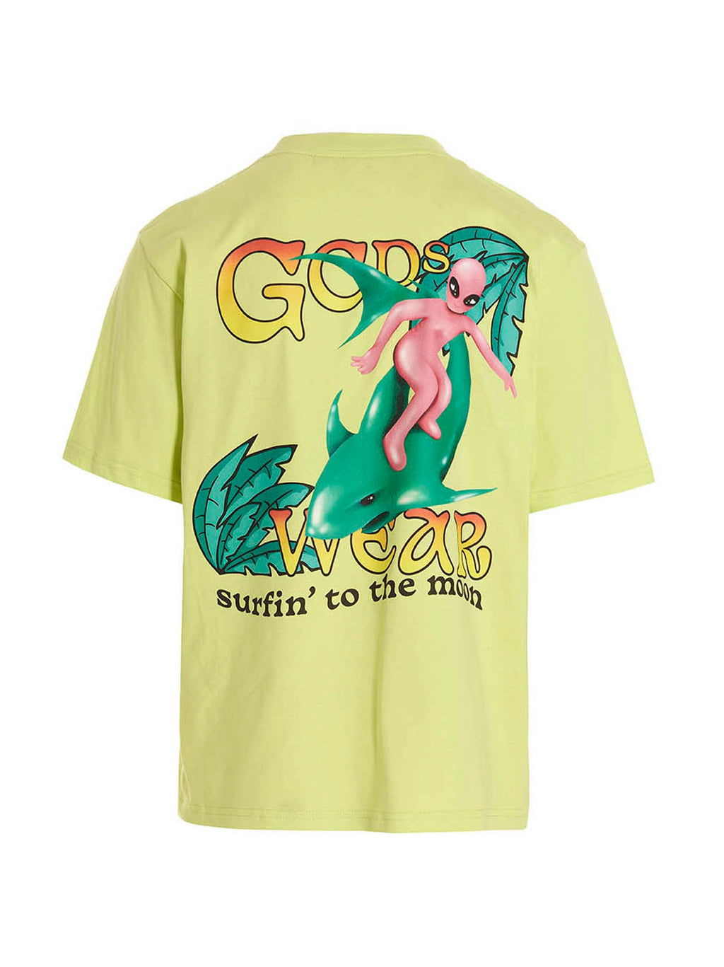 GCDS Bicolor Cotton T-Shirt