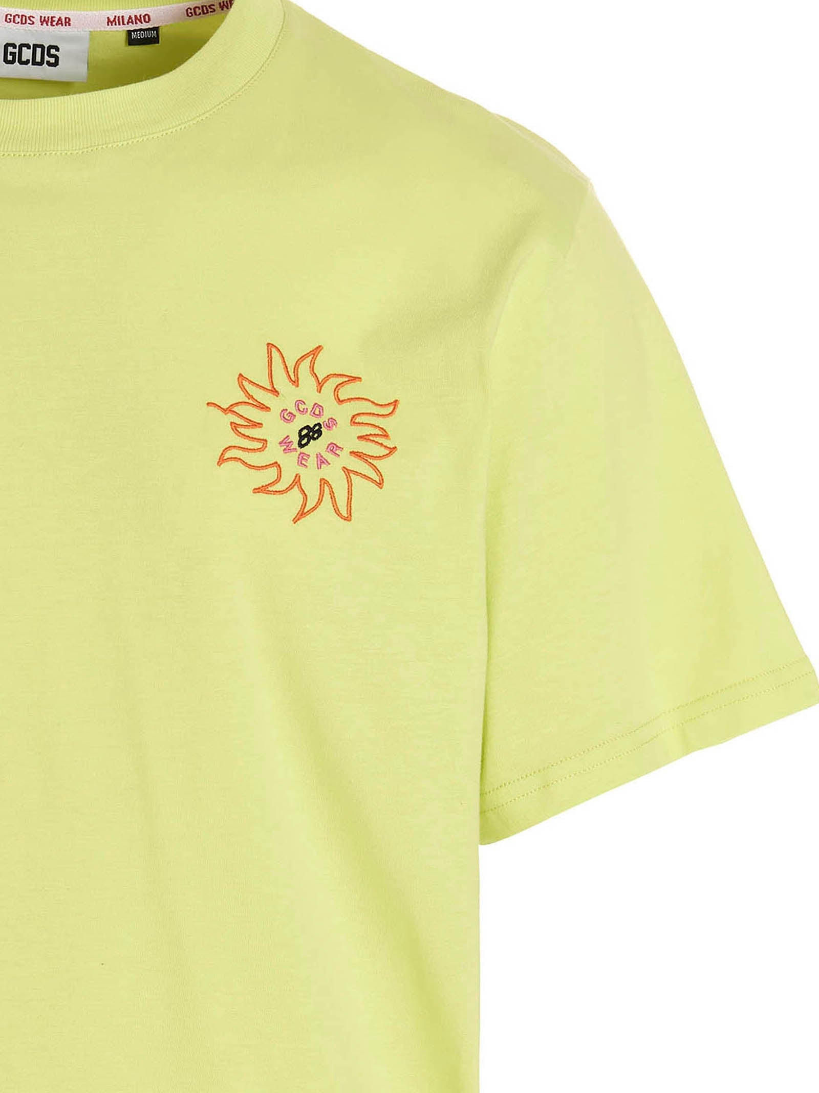 GCDS Bicolor Cotton T-Shirt
