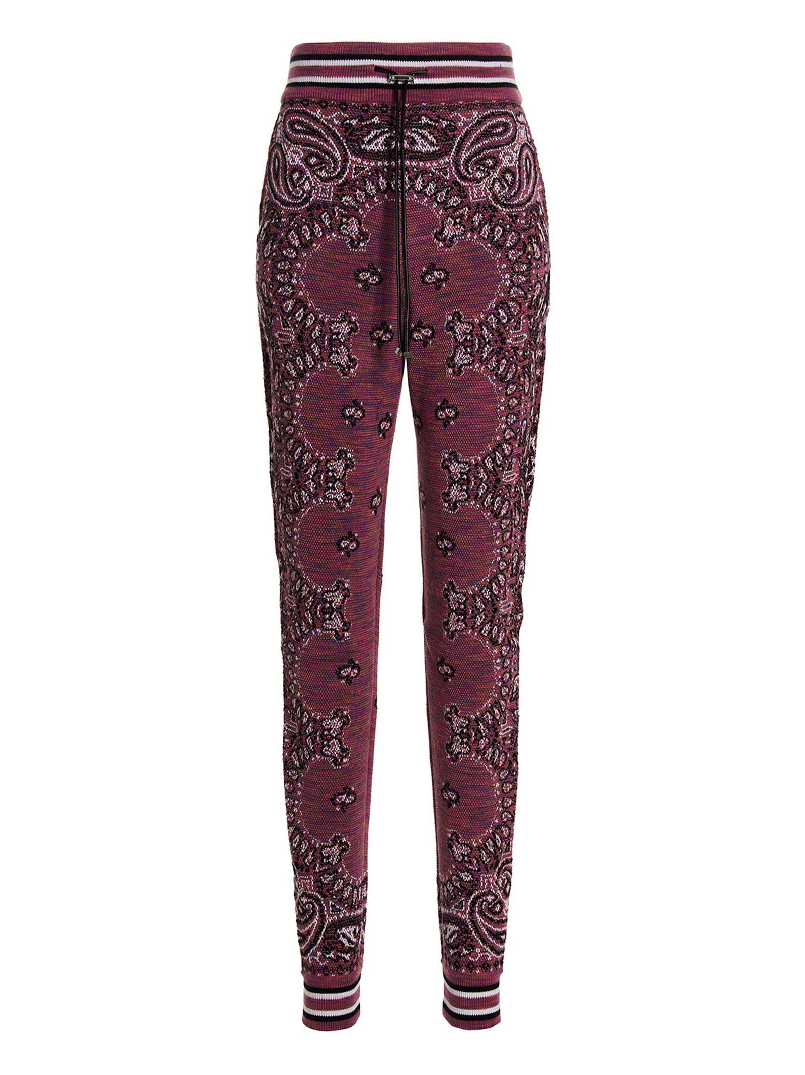 Amiri Purple Cotton Joggers (Workout Pants)