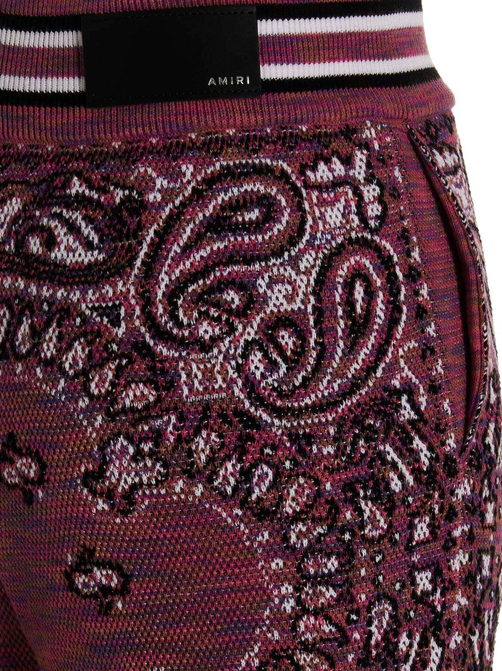 Amiri Purple Cotton Joggers (Workout Pants)