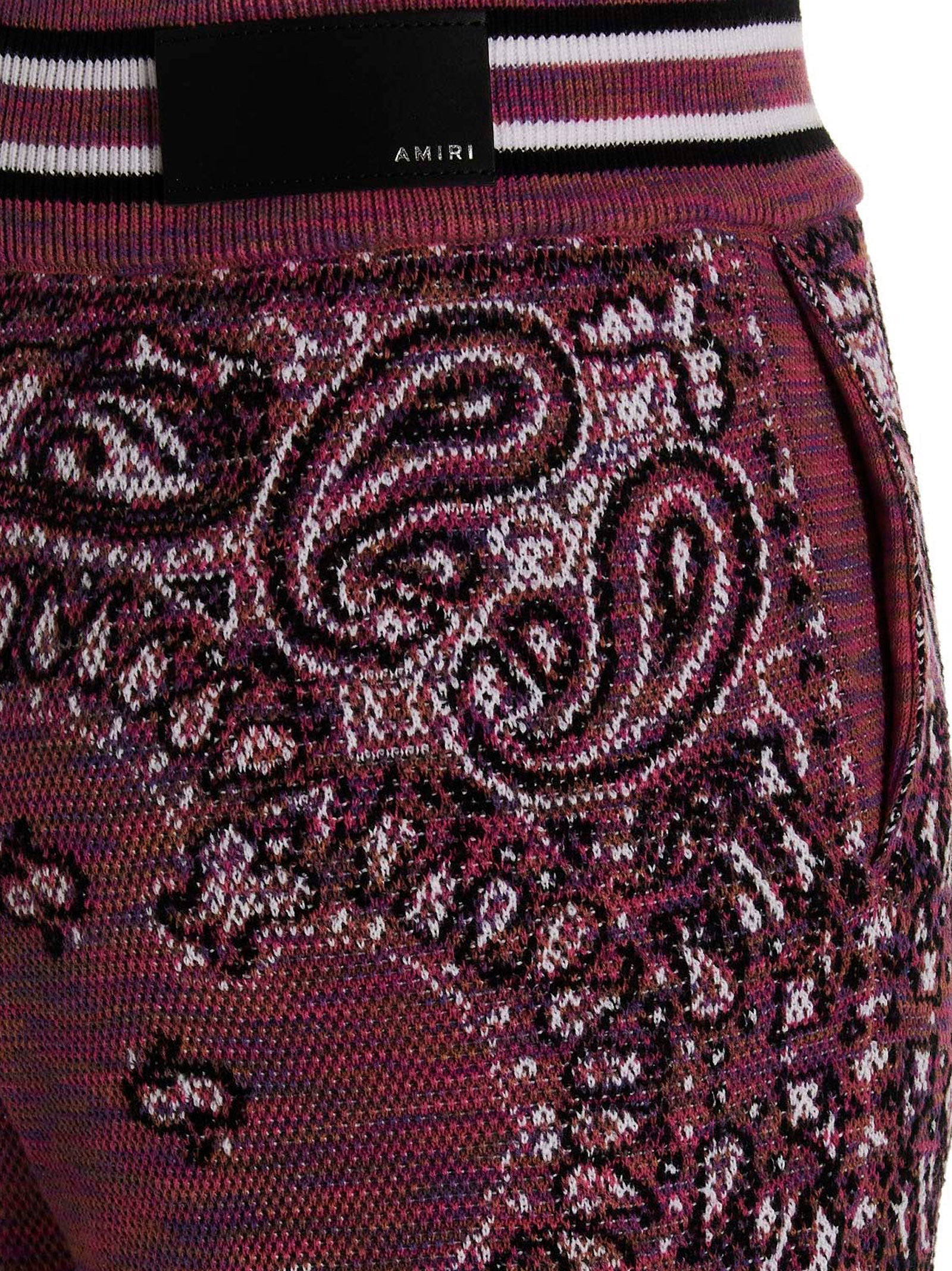 Amiri Purple Cotton Joggers (Workout Pants)