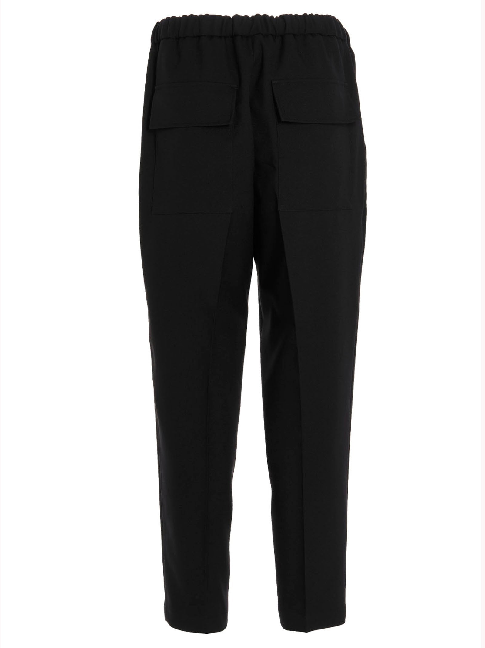 Jil Sander Blue Polyester Casual Pants