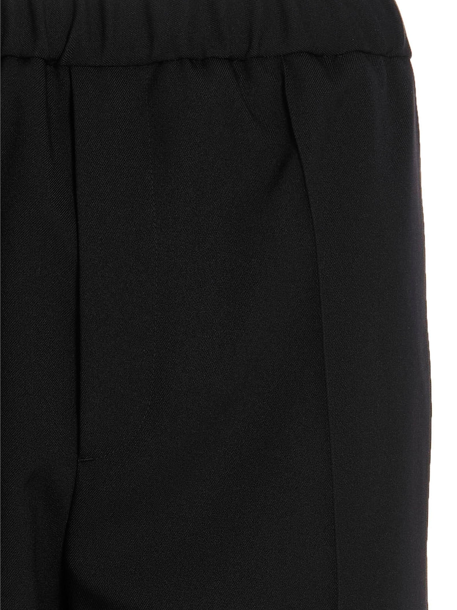Jil Sander Blue Polyester Casual Pants