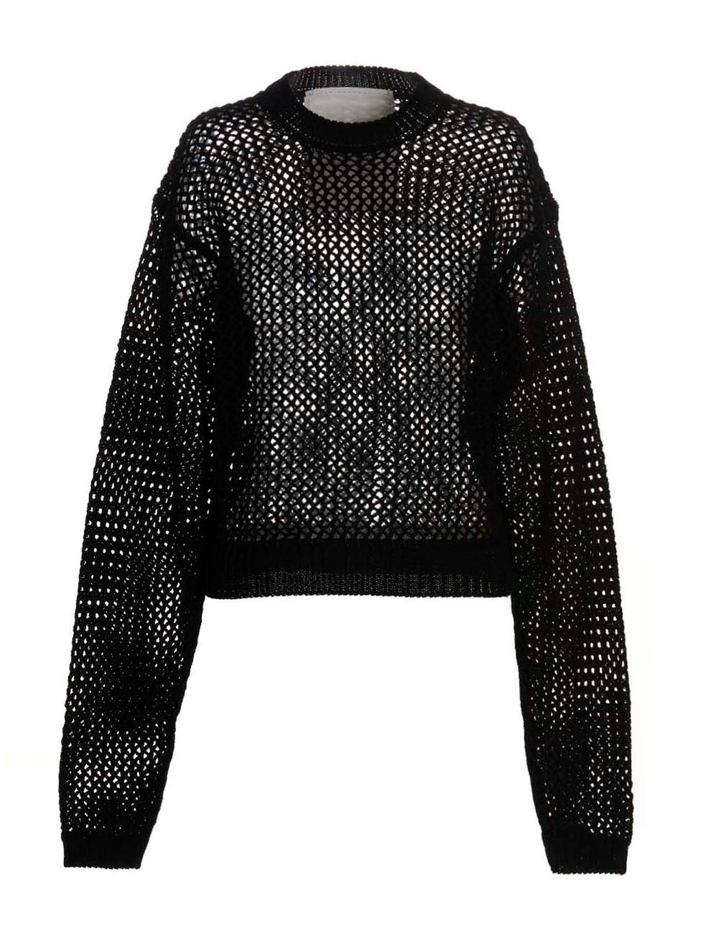 RAMAEL Black Cotton Cardigan