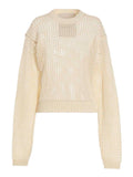 RAMAEL White Cotton Cardigan