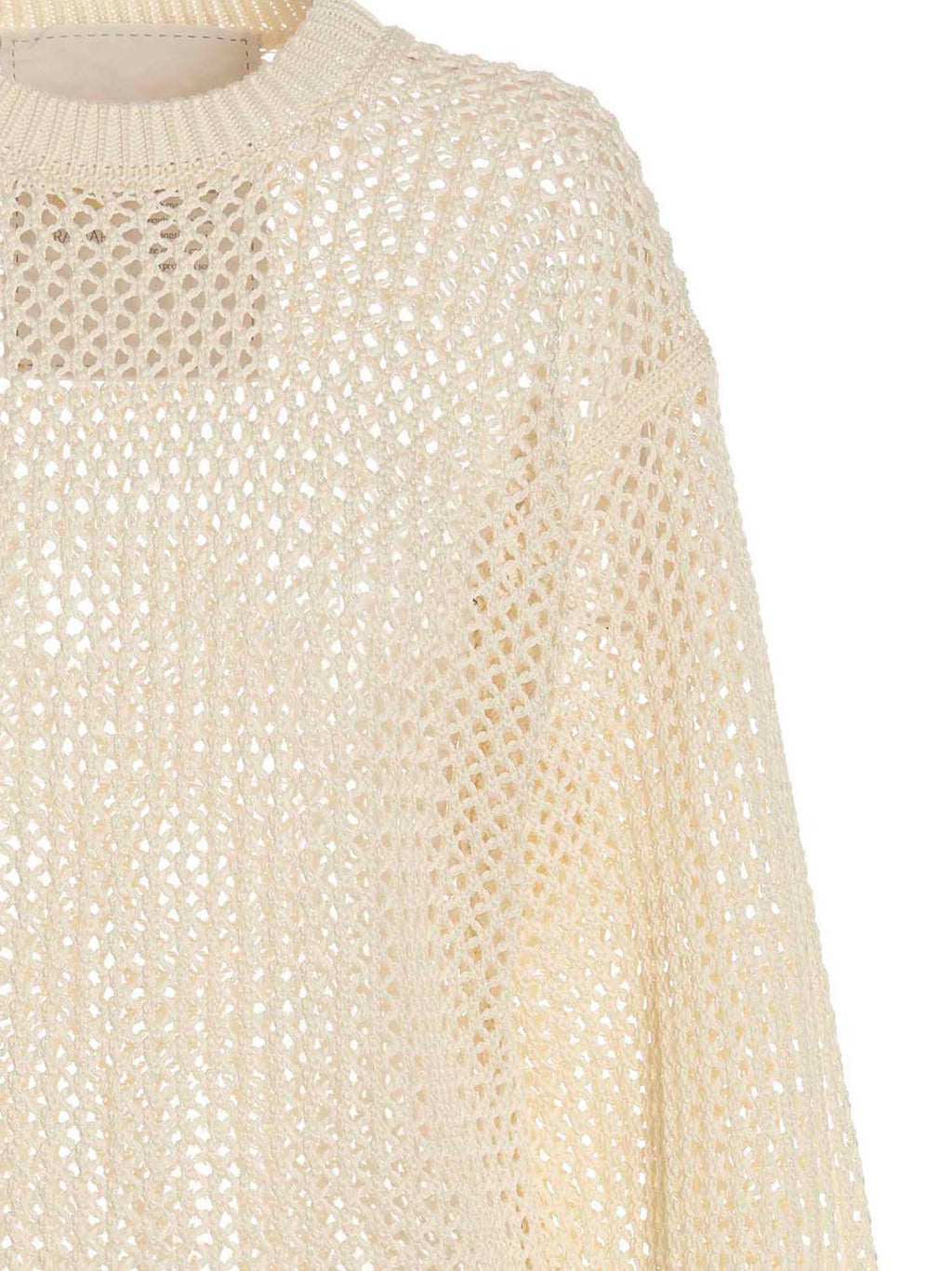 RAMAEL White Cotton Cardigan
