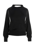 RAMAEL Black Silk Cardigan