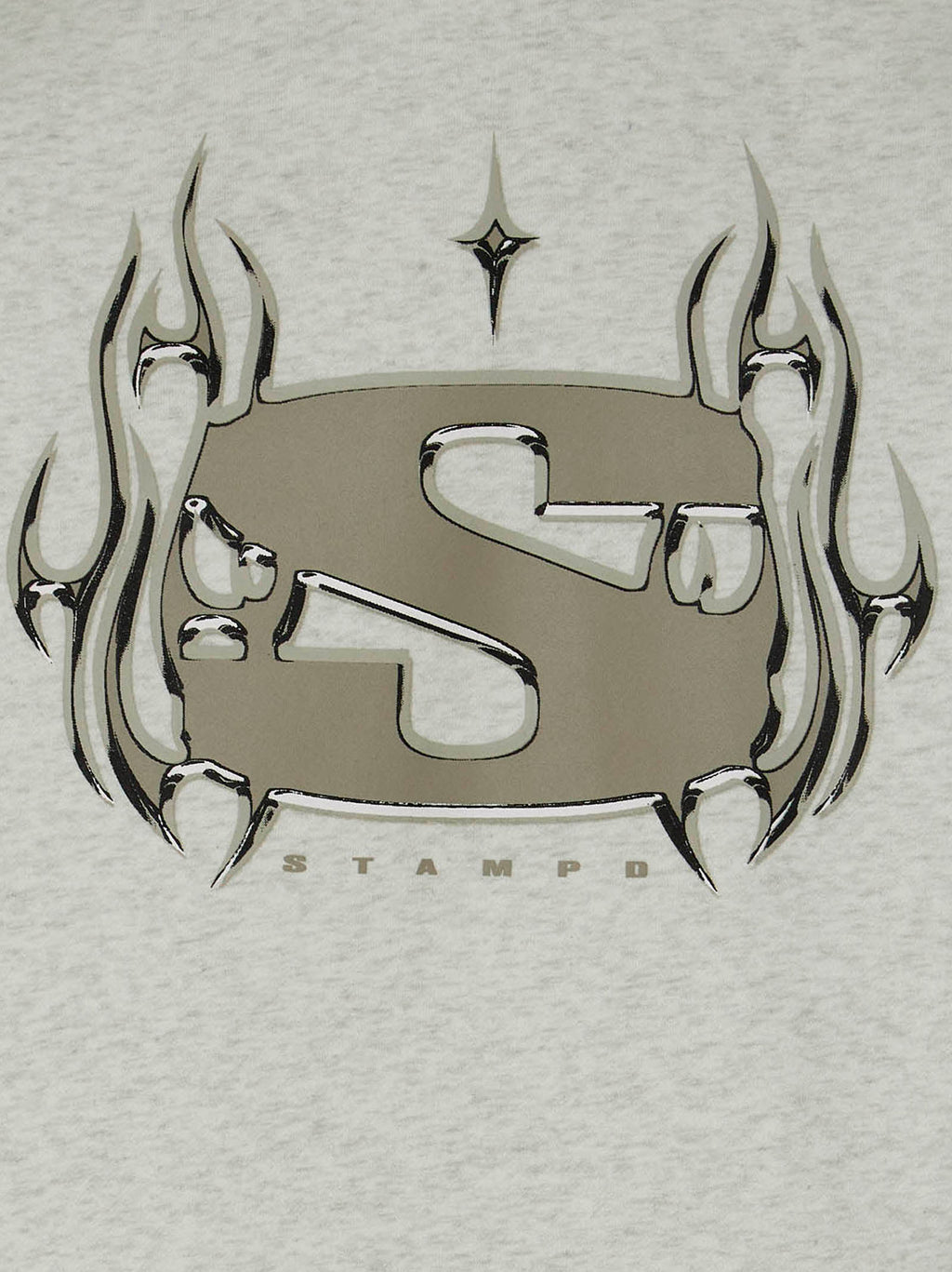 STAMPD Gray Cotton Sweatshirt