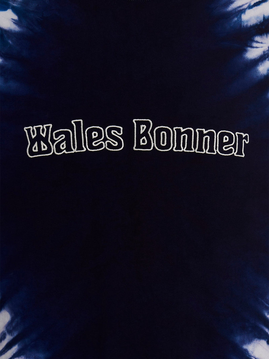 WALES BONNER Blue Cotton Sweatshirt